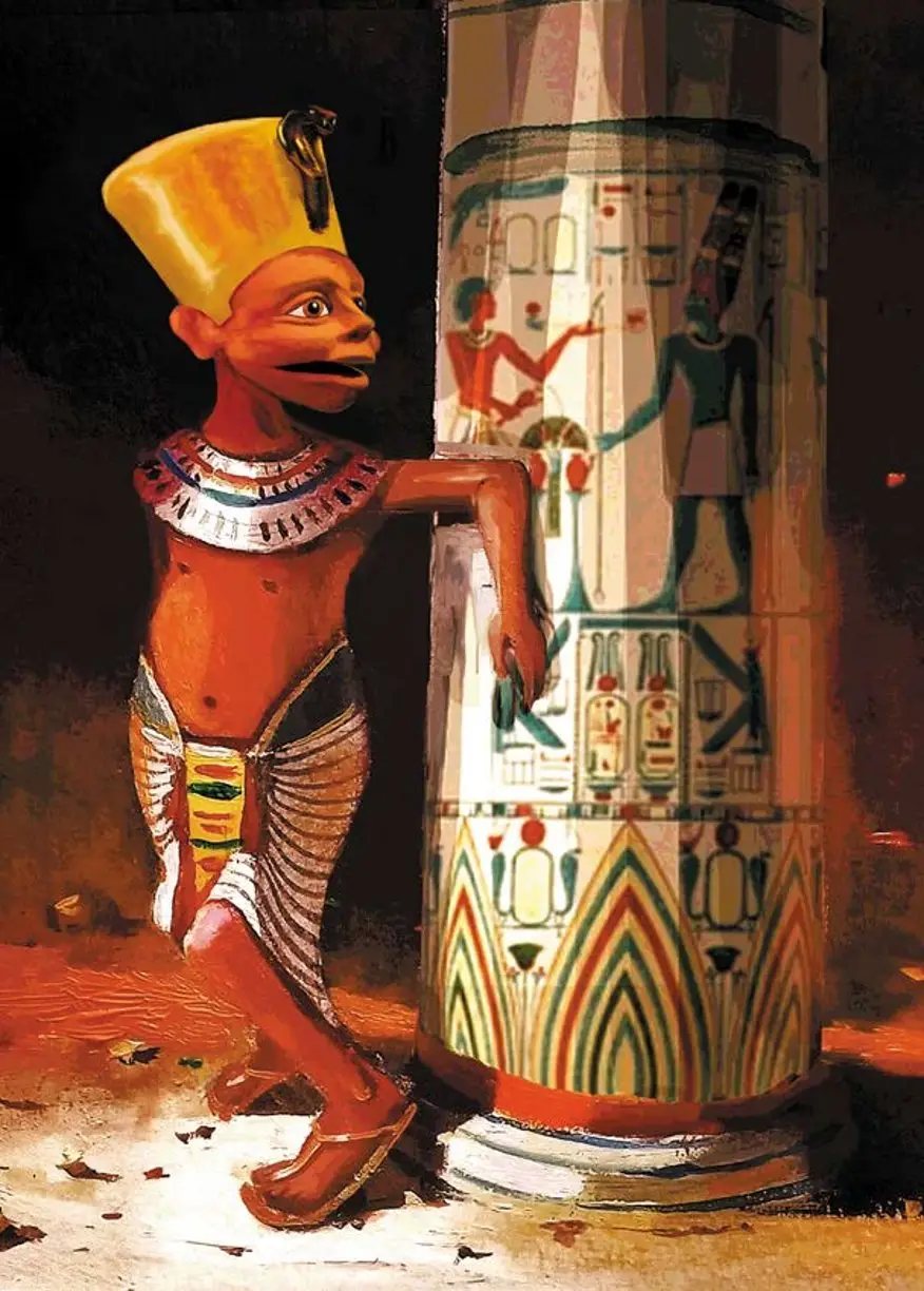 Cartel tutankamon el niño faraon